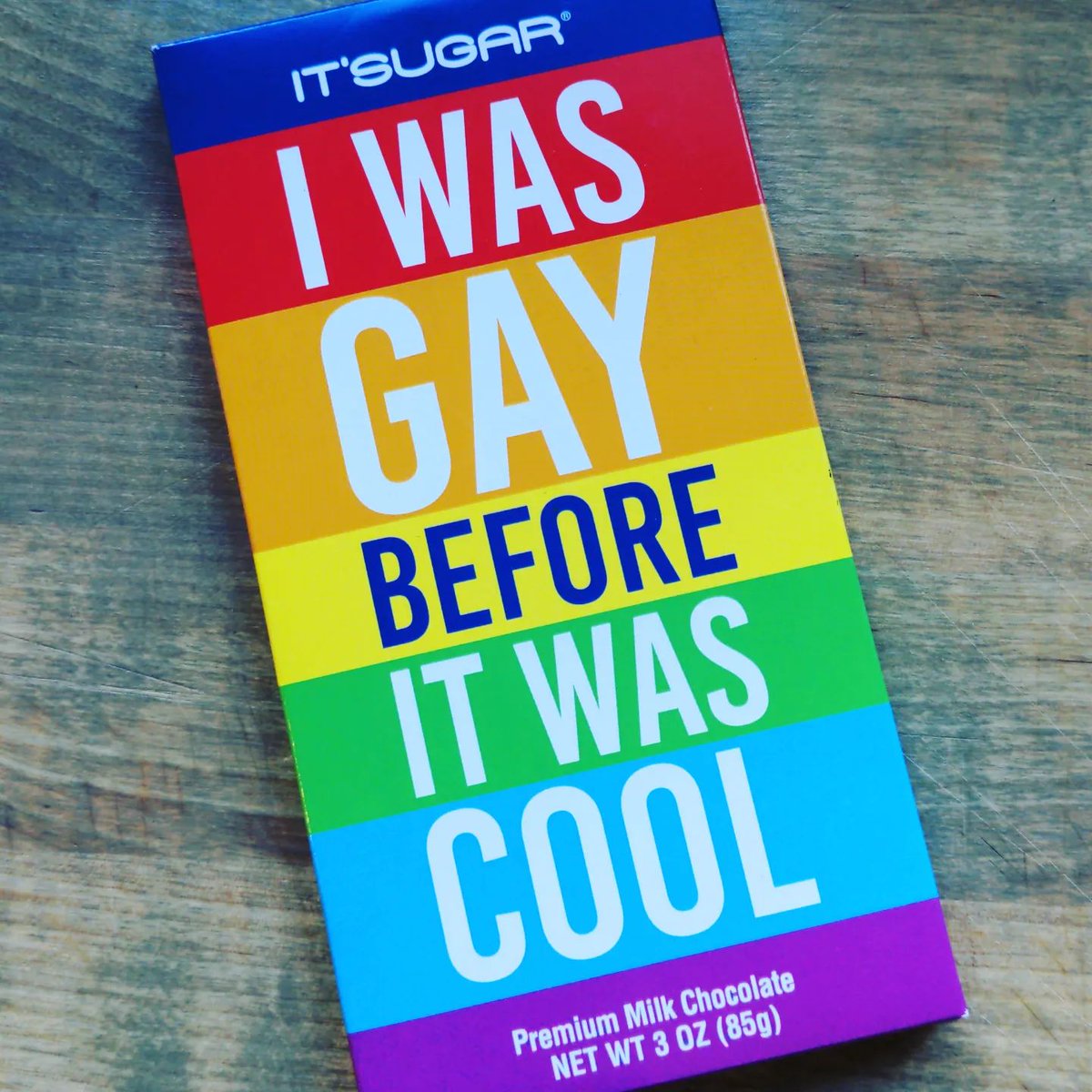 alphabetsoupllc's tweet photo. When your spawn goes on a trip and brings you back a souvenir, and it's gay! 🏳️‍🌈🎉
#ProudKid #ProudParent #GayMamaBear #AlphabetSoup #OutAndProud https://t.co/jYcwPzXwPA