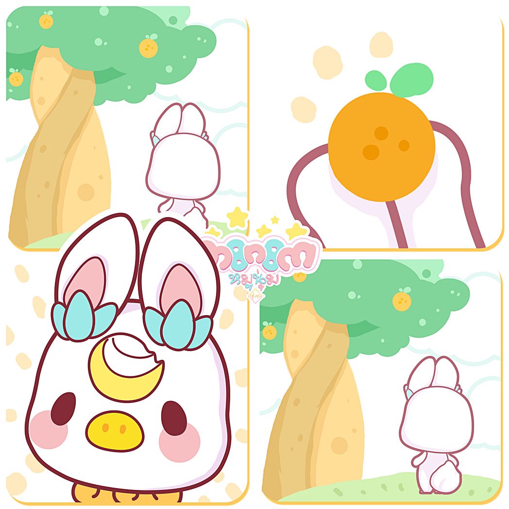 KiengPunew's tweet photo. 🍊🌳หมูนุ่ม: อยากกินส้มลูกนั้น ว้าวช่า🥹 ดูสิสีเหลืองทองน่ากิงที่สุดเลย... เอิ่ม~ทำไงดี? เอื้อมไม่ถึง(*ﾉ>ᴗ<)ﾃﾍｯ อืมงะรอหมูนุ่มตัวสูงกว่านี้ก่า ♫•*¨*•.¸¸♪ ♡*:#moonoom #หมูนุ่ม #kieng #collectibles #ソフトポーク #設計師玩具 #디자이너장난감 #软猪肉 #温柔猪 #温柔小猪 https://t.co/Z7DjPFGDYV