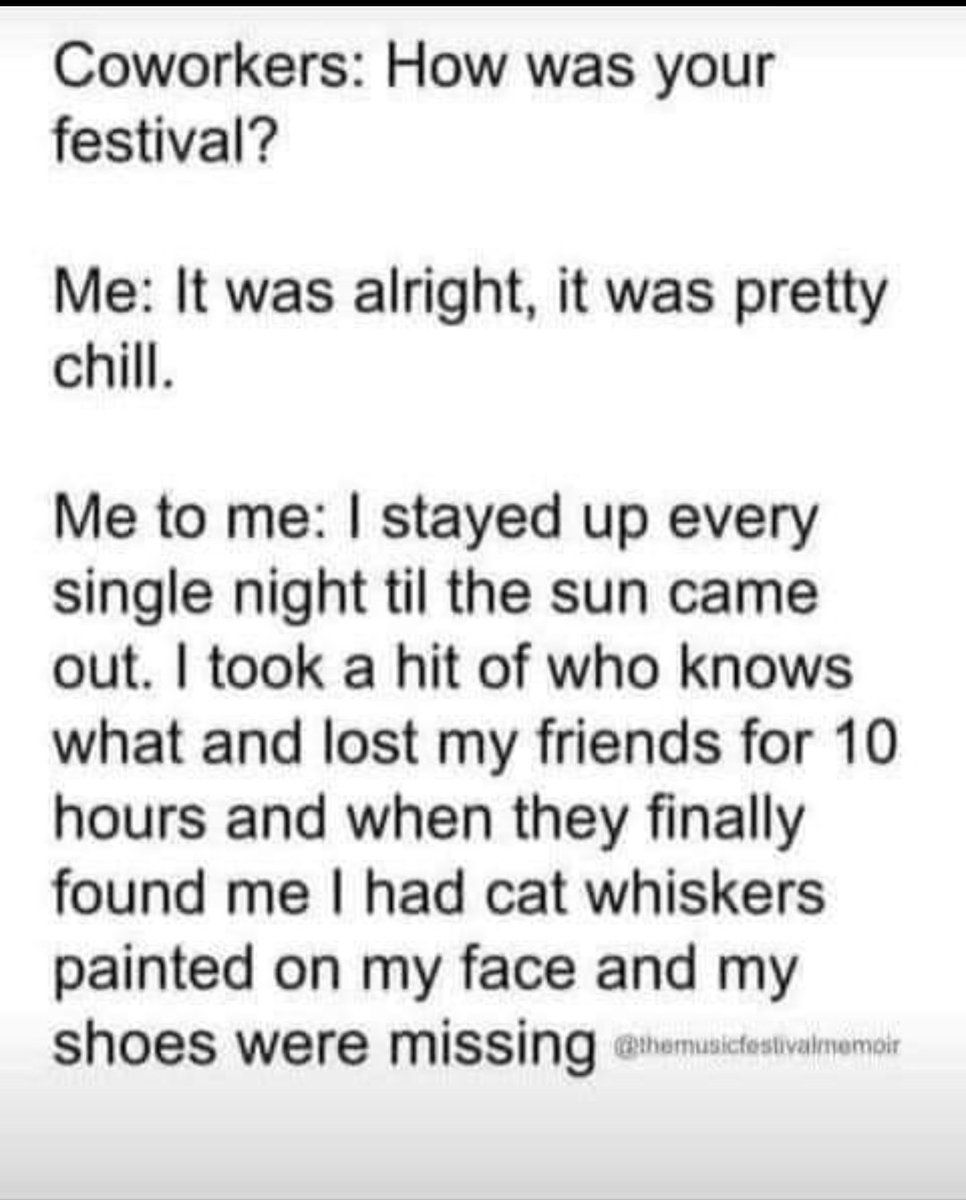 So many people going back to work today after <a href="/bornraisedfest/">Born & Raised Music Festival</a>  😆