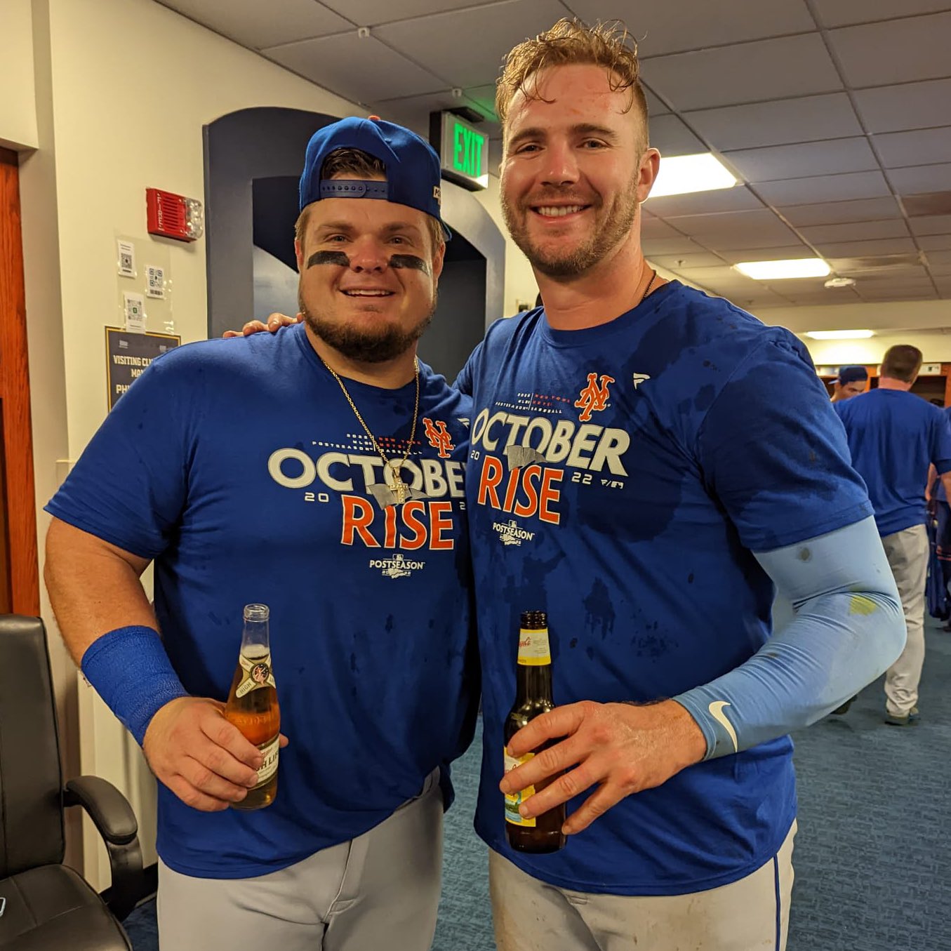 The New York Mets Baseball October Rise 2022 Postseason locker room shirt -  Limotees