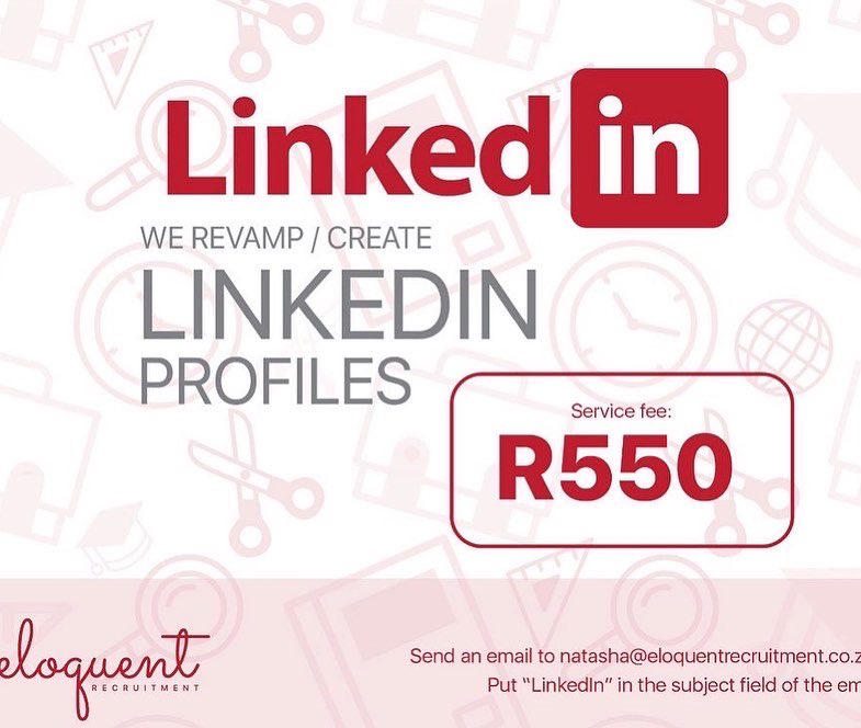 Sifisov1's tweet photo. #AD

I started this business last year after I saw an HR manager tweet, that she throws cvs away that aren't professional. I what I do because I want a proper cv to be accessible to everyone

please email me natasha@eloquentrecruitment.co.za https://t.co/U8c9sZHEXr