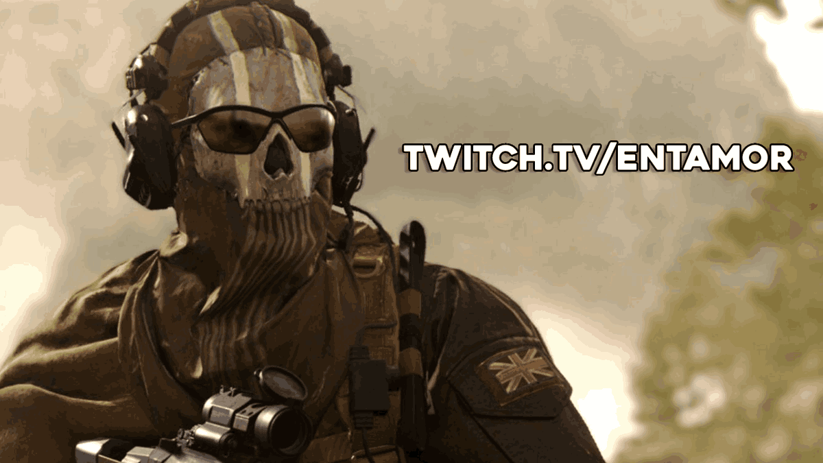 Entamor's tweet photo. i'm not much of a cod mp player... but fuck it. let's try the mw2 beta. i'm live over at https://t.co/I4IXcXXeEt. come hang out! #mw2 #modernwarfare2 https://t.co/VxyCV4pxGC
