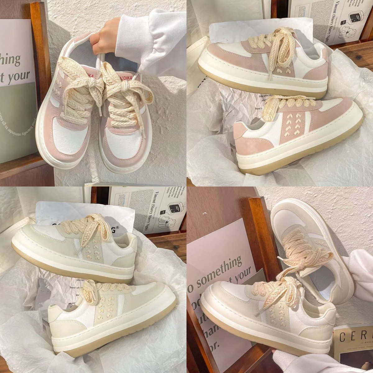 nantt09's tweet photo. Rekomendasi Outfit Sepatu Sneakers Wanita Korean Style 🌻✨

💵 Rp 129.000
⭐ 4.8
🔗 https://t.co/HaOjFeStSV

OOTD | Fashion | Racun Belanja Shopee | Shoes | Gaya Kasual | Simple | Shopee Haul | Mode Kekinian | Hangout | Basic | Casual | Cute | Pink | Beige https://t.co/GNvNtfuYBH
