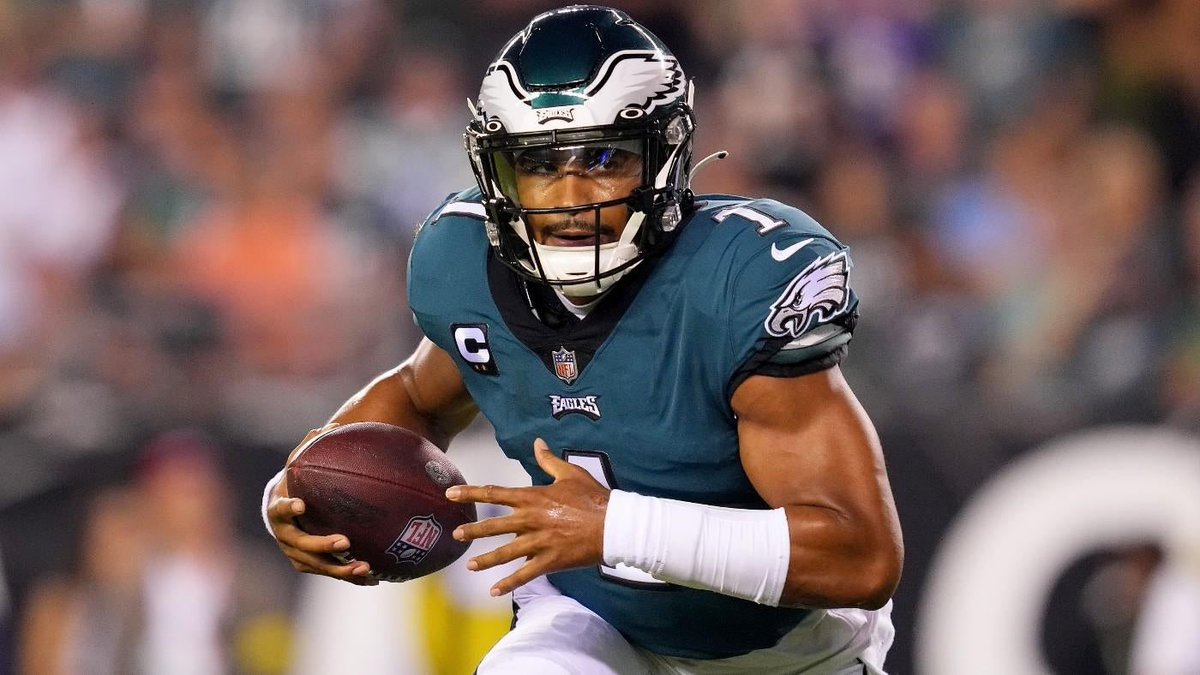 JoshFFBTeamCBS's tweet photo. Your week 2 POTG goes to @JalenHurts  for doing everything he needed to do &amp; scoring 34 points on Monday Night to lead us to the victory! https://t.co/5R81UhzWk8