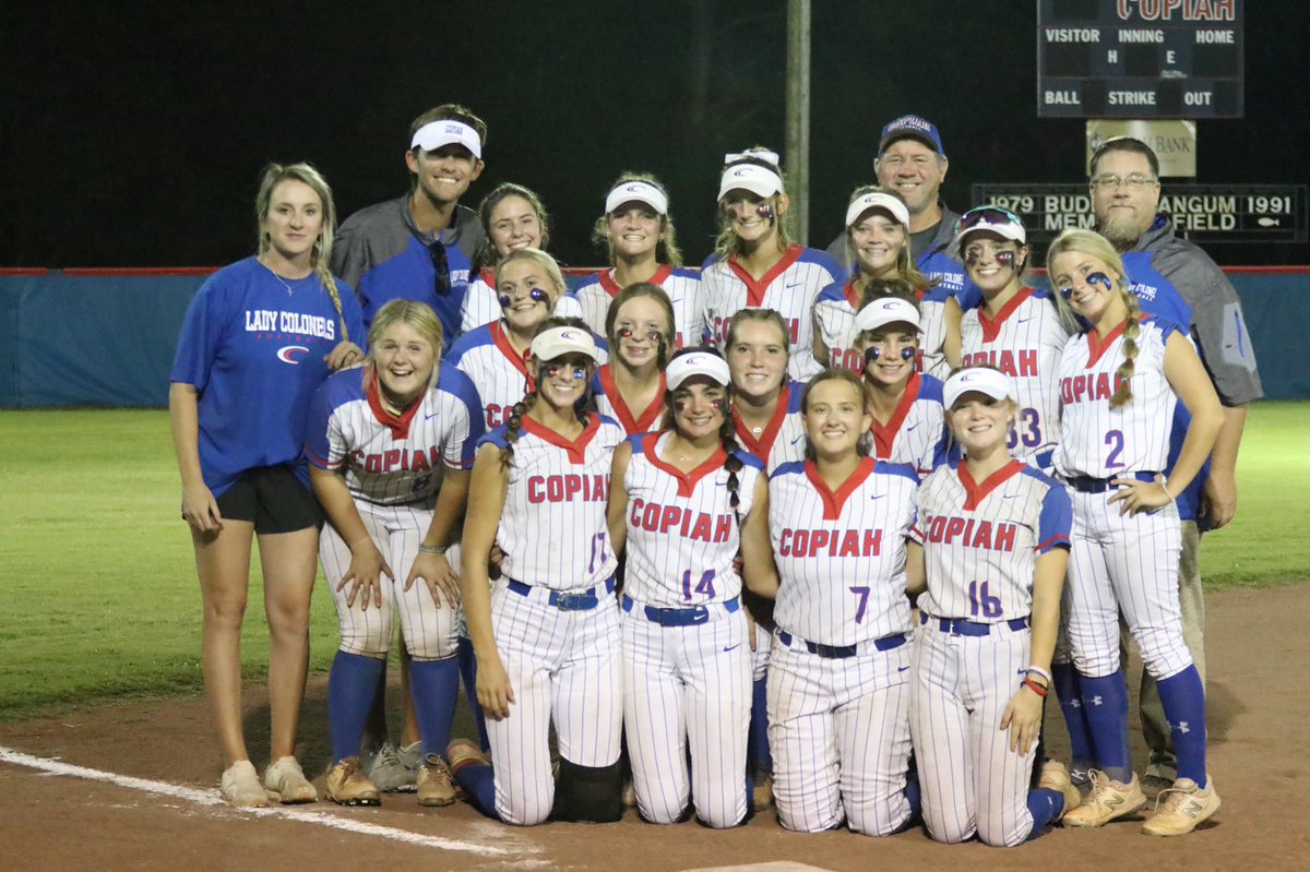Congratulations to the Copiah softball team on securing a first place district finish! <a href="/CopiahSports/">CopiahSports</a>