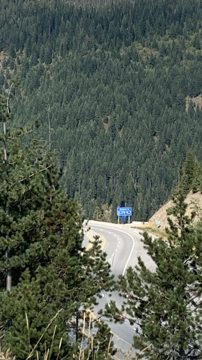 TheLotch's tweet photo. End of day 6 now I don’t have much to share for pictures other than the border of Montana and Idaho at almost its most northern point. But I’ve made it to Spokane. Tomorrow marks the big half way, making it to Crystal Mountain and Seattle, see you cuties then~! https://t.co/oNp6uqv6Ce