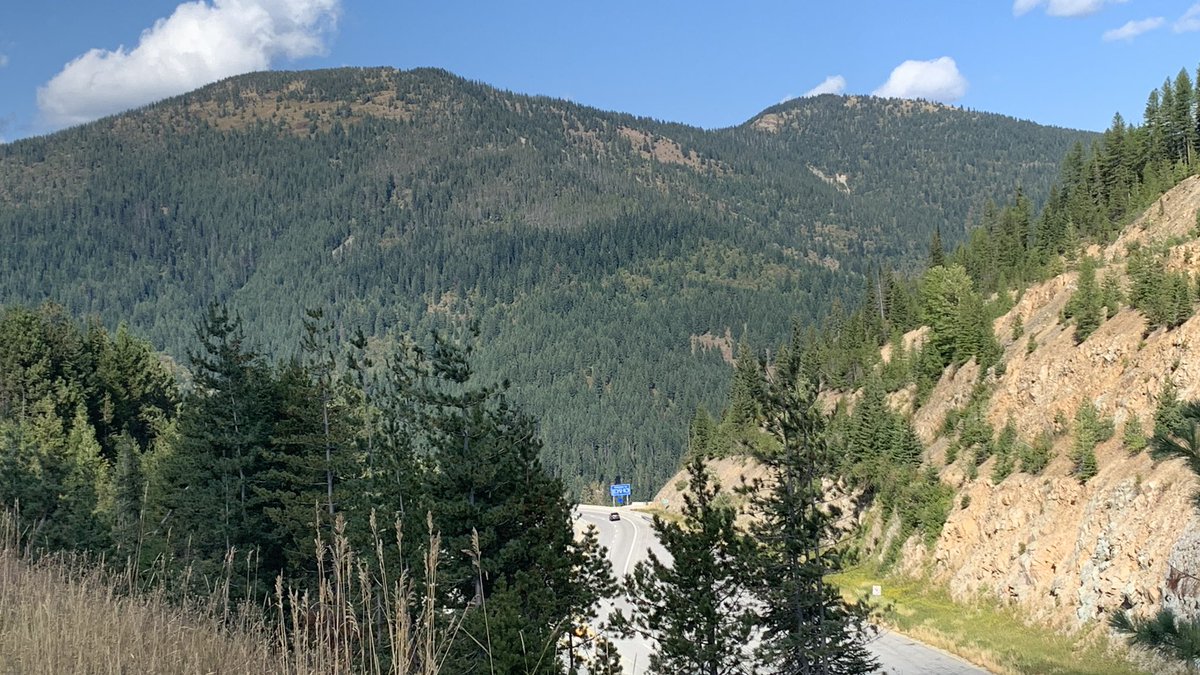 TheLotch's tweet photo. End of day 6 now I don’t have much to share for pictures other than the border of Montana and Idaho at almost its most northern point. But I’ve made it to Spokane. Tomorrow marks the big half way, making it to Crystal Mountain and Seattle, see you cuties then~! https://t.co/oNp6uqv6Ce