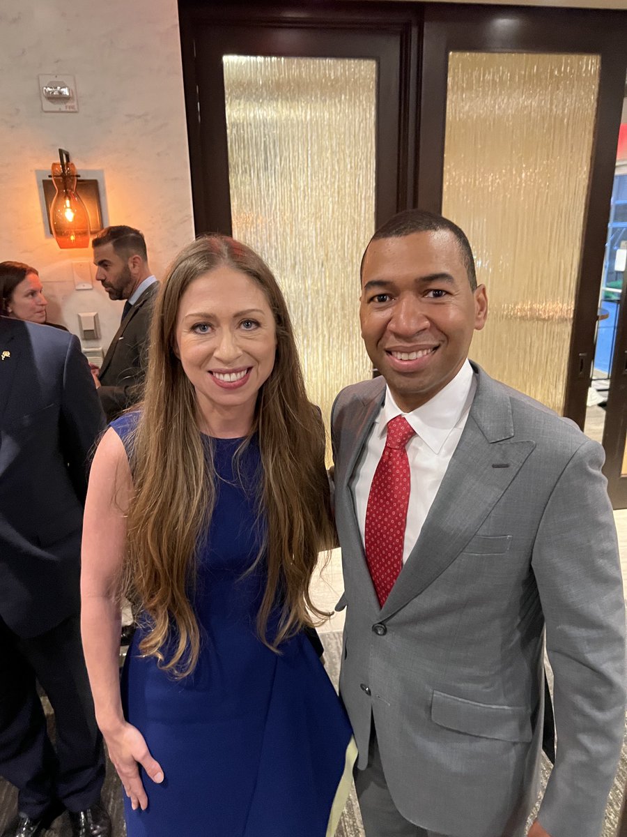 stevenlouisreed's tweet image. It was great to talk with Chelsea Clinton about the need to support early Pre-K &amp;amp; public education. #CGI2022
