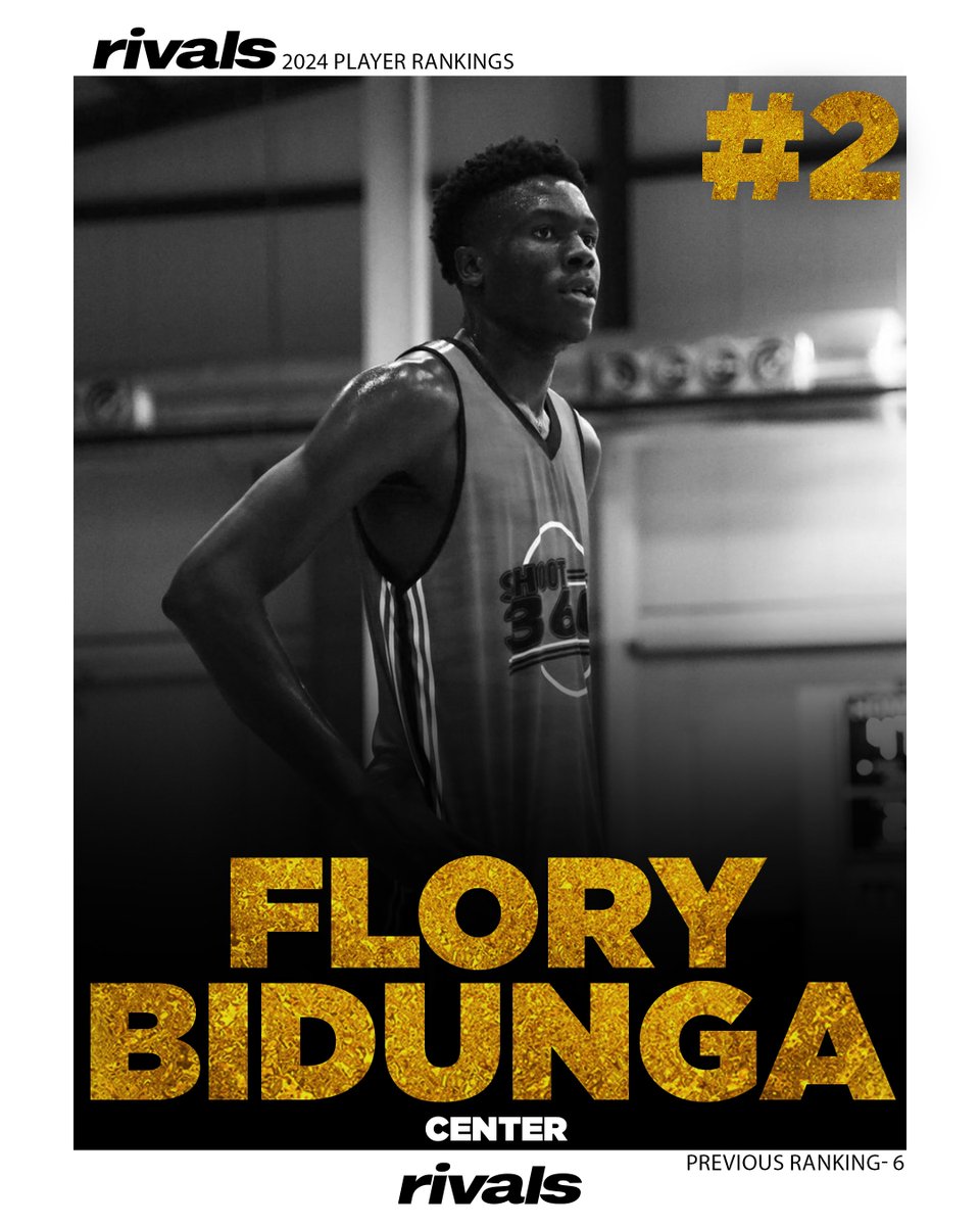 🏀 2024 @RIVALSHOOPS TOP 10 REVEAL 🏀 At No. 2 is Flory Bidunga (@FBidunga) Kansas, Arizona State, Auburn and several others have offered Bidunga. See the updating Top 10 and get @Cassidy_Rob's thoughts on each here: basketballrecruiting.rivals.com/news/rivals-ra…