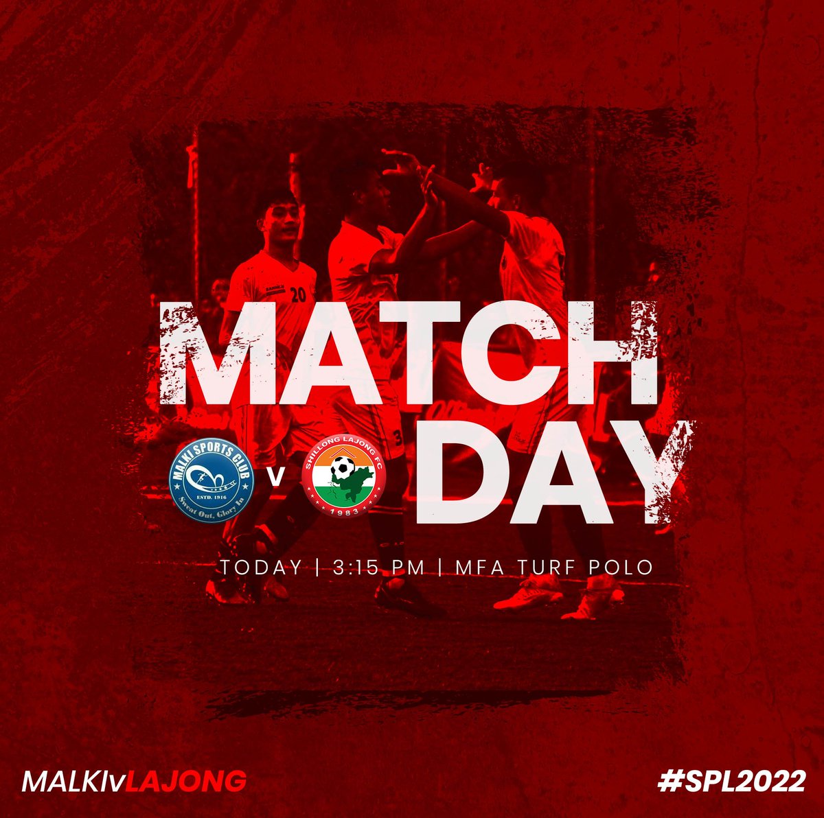 lajongfc's tweet photo. It's MATCHDAY!!!
Shillong Lajong will play their last match of the SHILLONG PREMIER LEAGUE 2022 against Malki SC in MFA Turf, Polo at 3:15 PM
#matchday #shillongpremierleague #shillonglajongfc #LajongFC #malkisc #pologround #shillong #footballclub #sportsclub #football https://t.co/xFpsC6OExq
