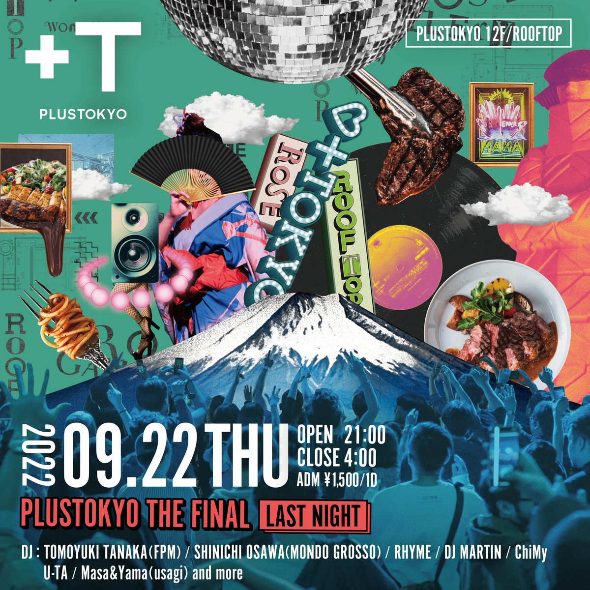 plus_tyo's tweet photo. Thanks for loving PLUSTOKYO!!
Finally, the last 3 days of the party. The final all-night party will feature DJs who have been associated with the restaurant since its opening.
https://t.co/66uPhzgfsP
#plustokyo #plastokyorooftop #ginza #final #party https://t.co/iVEBr4pkD5
