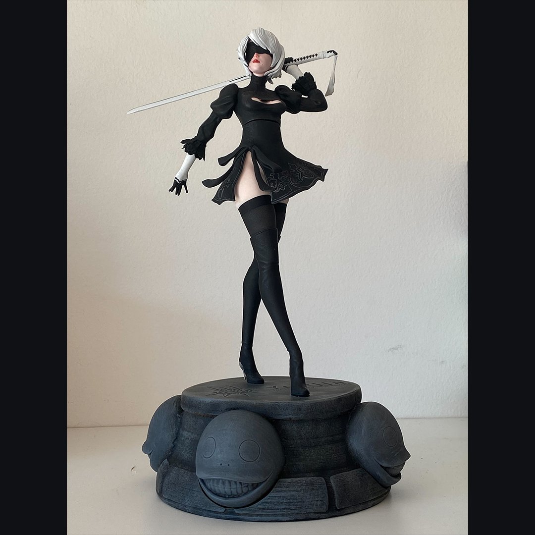 Miguel_Pizzo's tweet photo. 2B Nier:Automata Sculpt, Print &amp; Painting via @artstationhq https://t.co/qrgQLOGhjK https://t.co/HYzqNiQROo