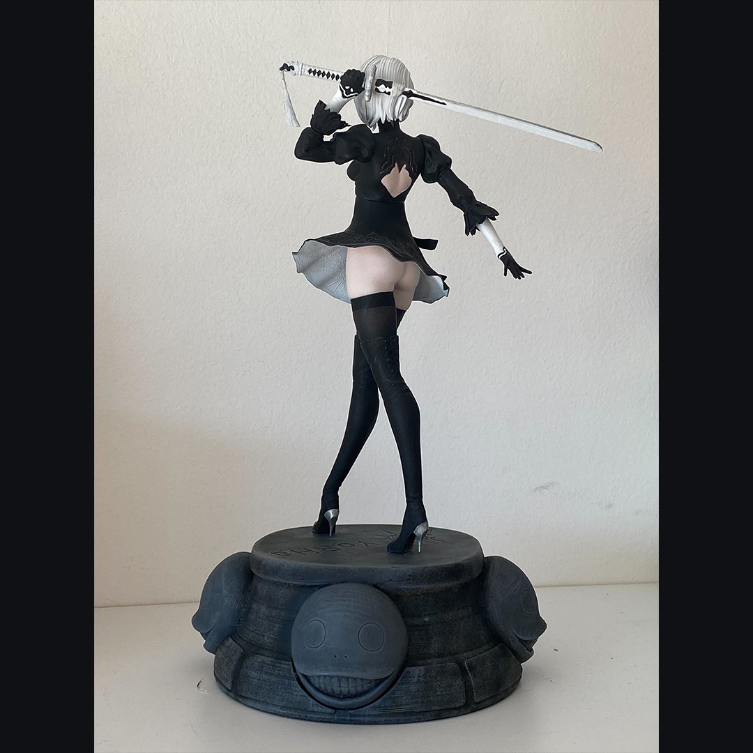 Miguel_Pizzo's tweet photo. 2B Nier:Automata Sculpt, Print &amp; Painting via @artstationhq https://t.co/qrgQLOGhjK https://t.co/HYzqNiQROo