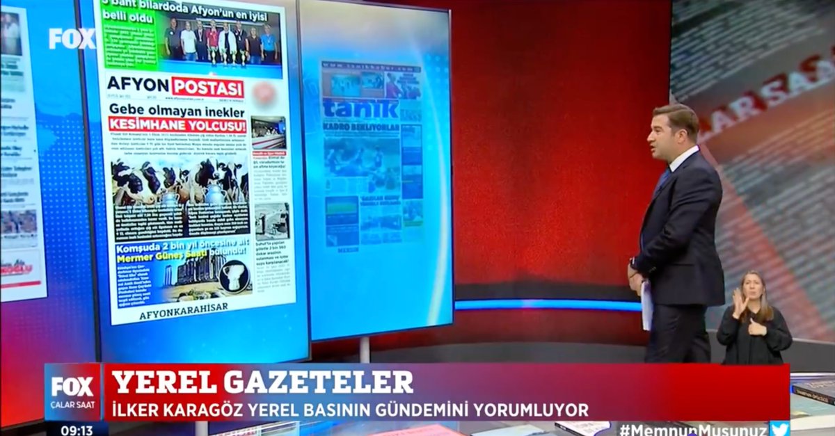 nailazbay's tweet photo. Afyon Postası'nda et ve süt üreticilerinin dertlerine yer verdiğimiz haberimiz @FOXhaber'de @karagozilker'in gündeminde... Üreticinin sesi olmaya devam edeceğiz. 👇 https://t.co/njBTAXi4o7