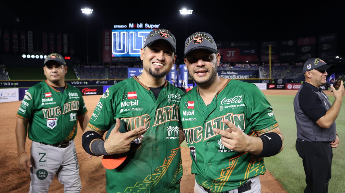leonesdeyucatan's tweet photo. ¡LEONES DE YUCATÁN, CAMPEONES DE LMB!🏆🎉

Con joya monticular de Henderson y explosivo bateo de “Cafecito”, las fieras vencen 6-1 a Sultanes para alzar la corona de la Liga Mexicana de Beisbol por quinta ocasión en su historia;🔥⚾

https://t.co/ZJZ8c0iXvn

#VíveloComoFiera https://t.co/M11cAZKute