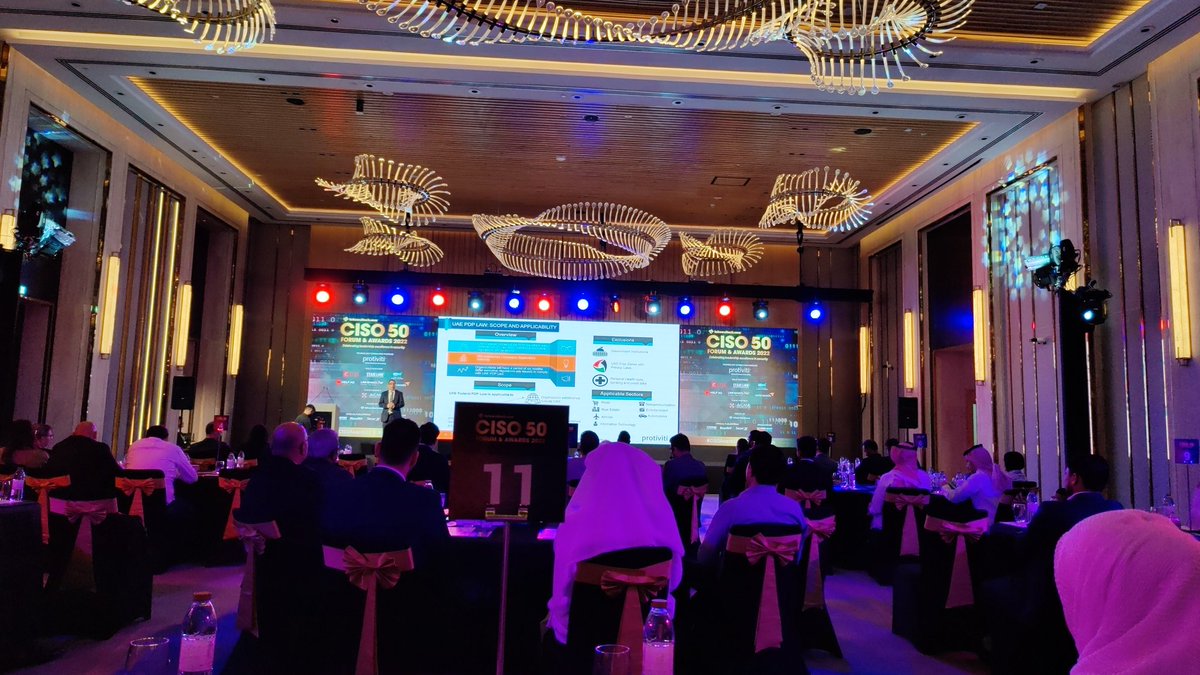 Aazarouni's tweet photo. #CISO50 #TAHAWULTECH https://t.co/INogWhYXZb