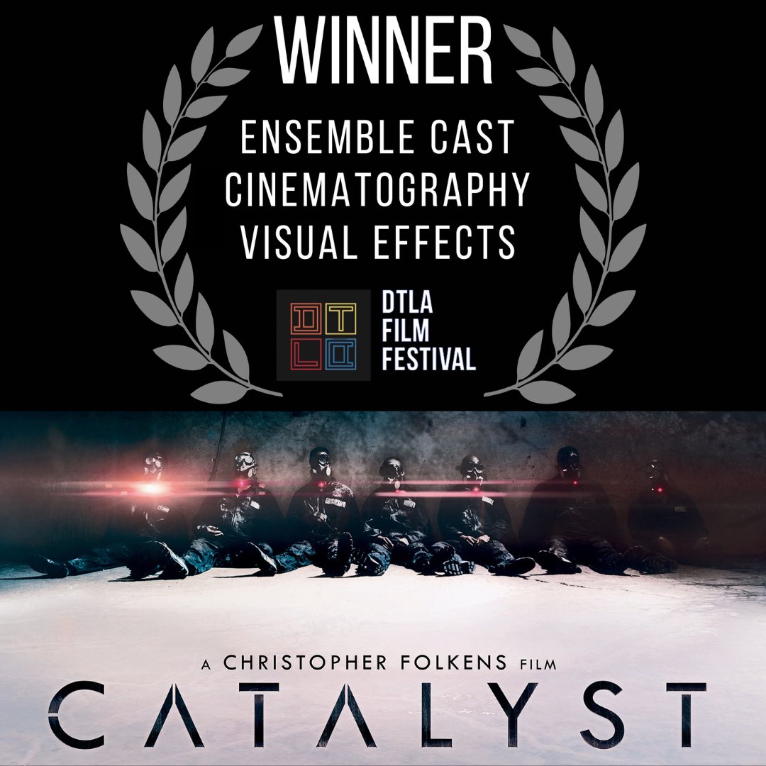 Today is a proud day as a Filmmaker!

My feature debut "CATALYST" Wins 3 Awards!
Best Ensemble Cast
Best Visual Effects
Best Cinematography
<a href="/dtlaff/">DTLAFF</a> #awards2022 #directingyourdebut #filmdirecting
<a href="/MichaelSRoark/">Michael Roark</a> <a href="/davidbianchi/">DAVID BIANCHI</a> <a href="/enricofilmmaker/">Enrico Natale</a> <a href="/ImPatKilpatrick/">Patrick Kilpatrick</a> <a href="/ActorNoelG/">Noel G</a>
