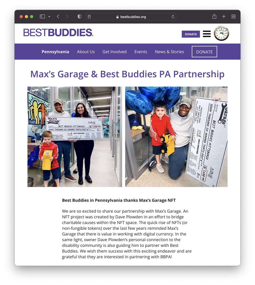 💜We love @BestBuddiesPA and what they stand for in this world. #Inclusion Learn more about Best Buddies Pennsylvania  and read the new letter entry at bestbuddies.org/pennsylvania/