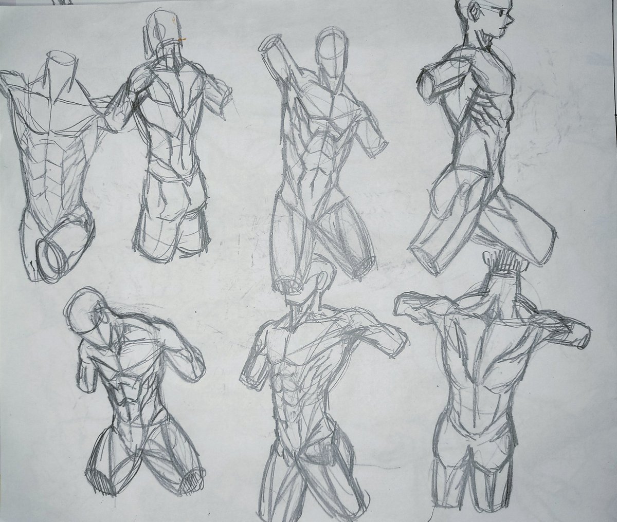 drojishi's tweet photo. Improving anatomy by watching @thirdphp muted series..
.
.
#ArtistOnTwitter #artistsontwitter #beginnerartist #Artists #anatomy #muscle #Pencildrawing #pencilart #sketching #trainingarc #improvement #stillsucks #torso #backdrawing #algorithm https://t.co/sdpm7LsqTF