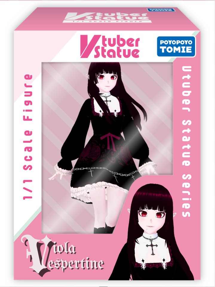 ViolaVespertine's tweet photo. 🖤🥀😈Life-size Viola Vespertine Vtuber figure, comes with 5 unique expressions and 10 pre-recorded voicelines!*

✨✨Order yours, now! For the low price of $666.66!!!✨✨

*Batteries not included

 #vtuberstatue #Vtuber #VtuberSupport #VTuberAssets #ENVtuber https://t.co/eTPOWi3JUG