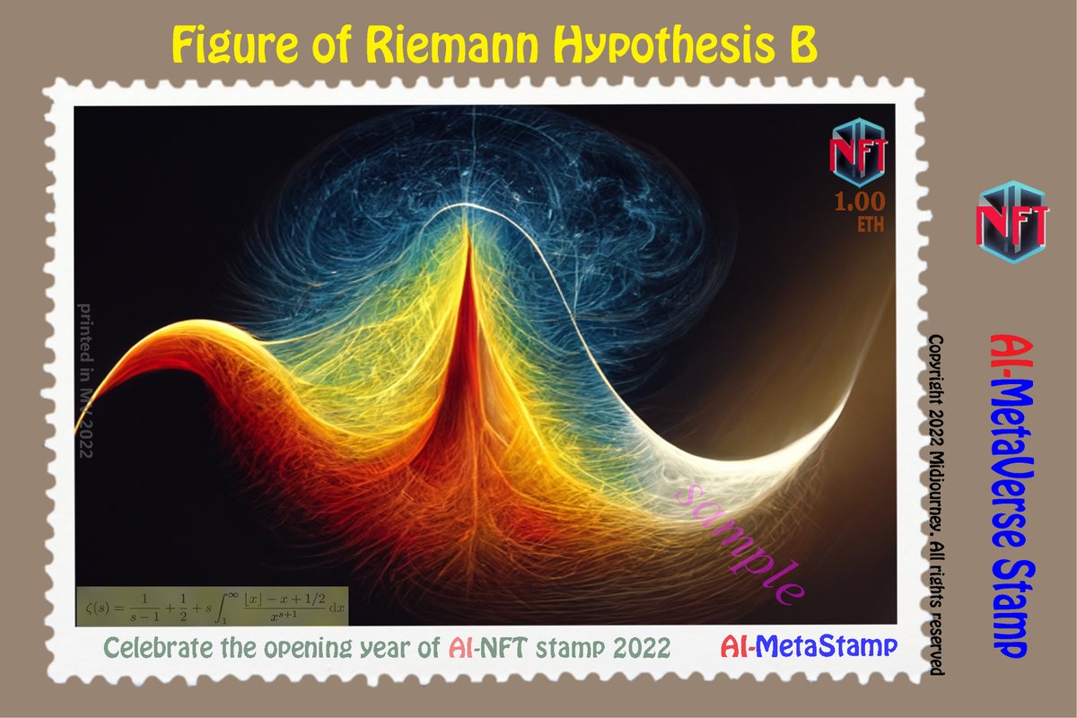 kooplew's tweet photo. Riemann hypothesis
#Riemannhypothesis #Mathematics #cryptography #Euler #NFT #Eulerstheorem #NFTstamp #philately #stampcollecting #Investmennt #AIstamp #MetaStamp
https://t.co/kAPzvlnKKQ
https://t.co/kuOlBUPXNB https://t.co/lYpq1S4Dsn