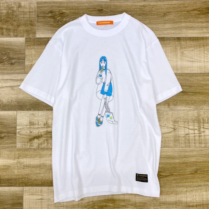 高橋由季さんイラストによる、爽やかな『謎のMETEOR Tee [white]』。L〜2XLサイズございます。 