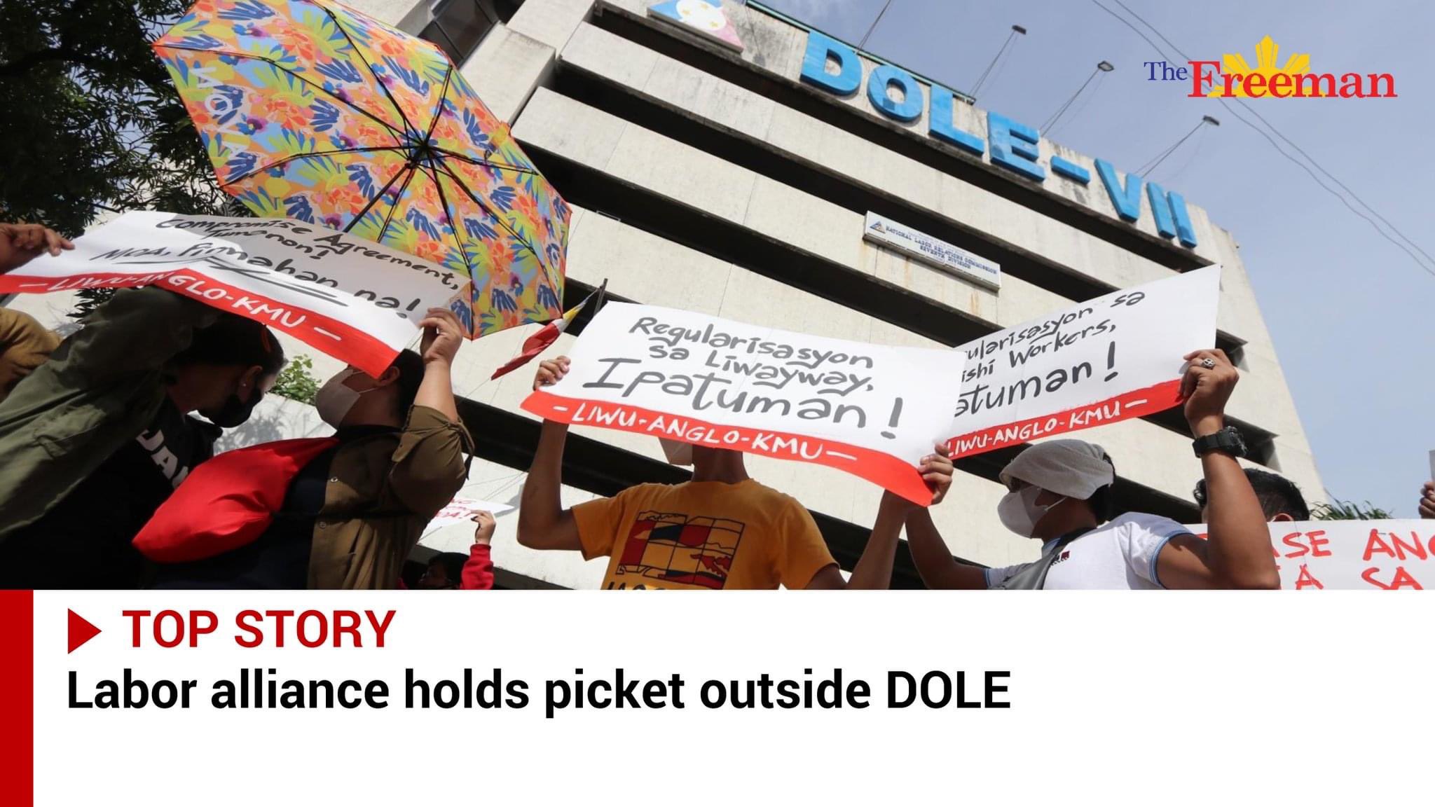 The Freeman on Twitter: "TOP STORY: Members of the Cebu labor alliance ...