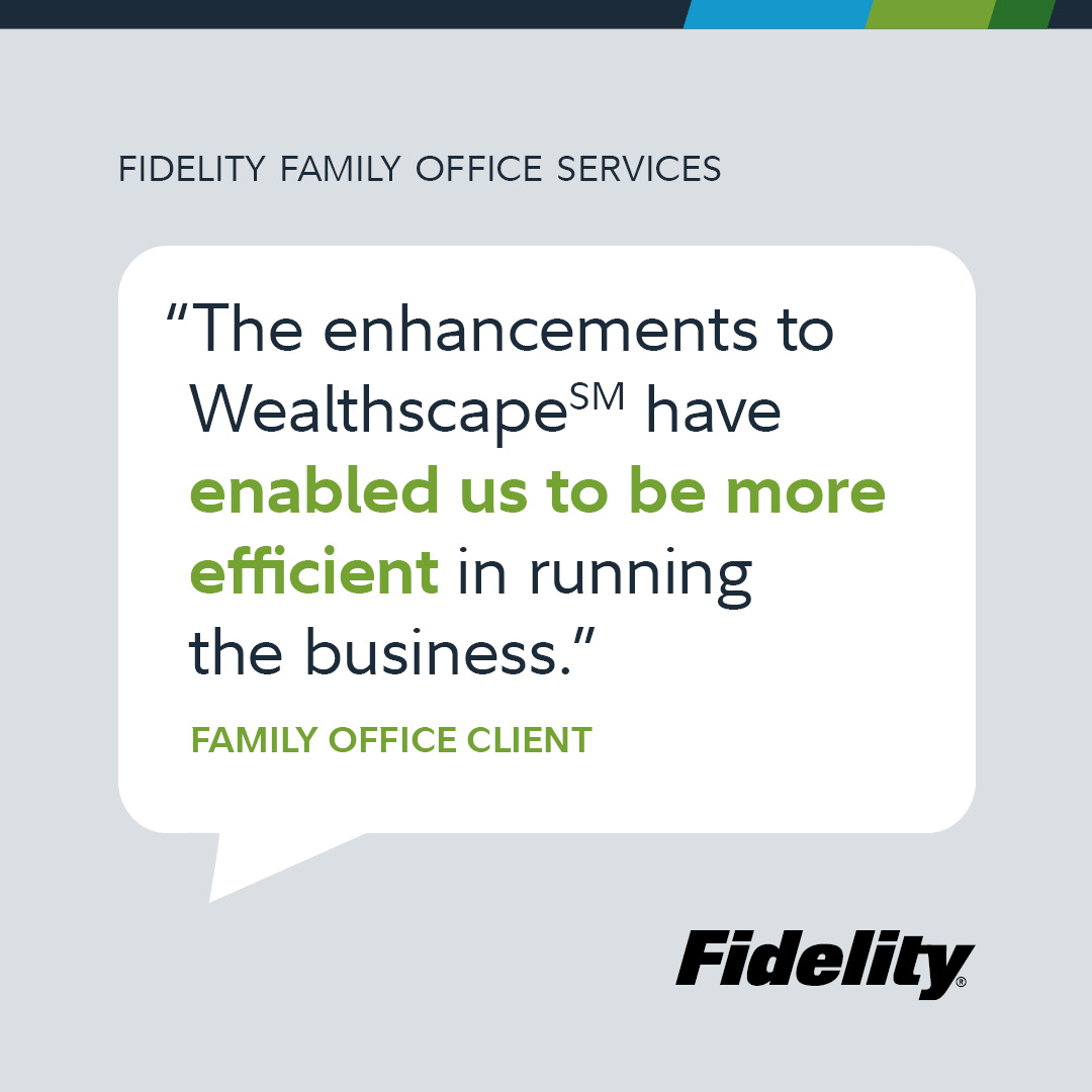 FidelityforWMs's tweet photo. Did you know? Fidelity Family Office Services offers operational efficiency with self-service functionality. https://t.co/NhCEVIxH3y #familyoffice #singlefamilyoffice #UHNW https://t.co/JkpucuJuwI