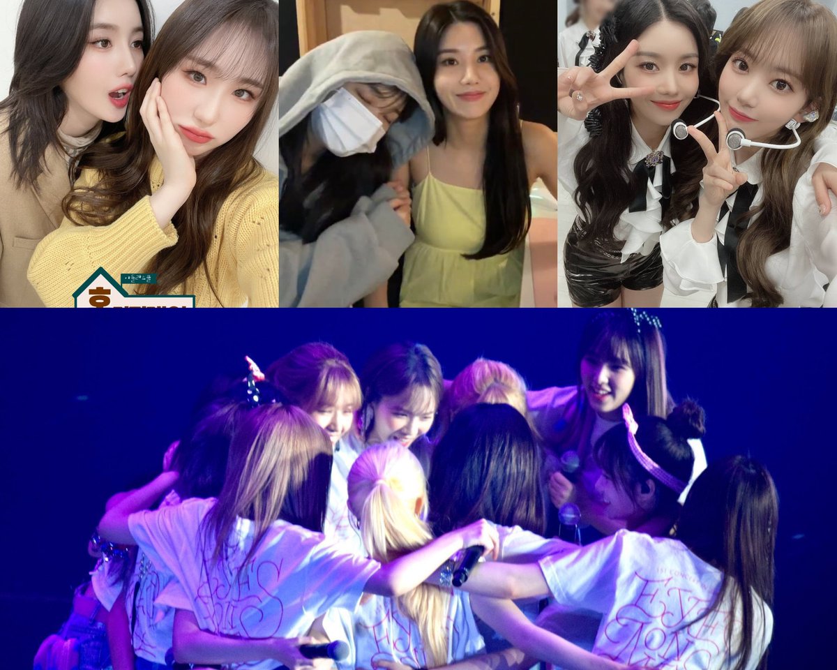 GoddessMinju's tweet photo. It actually feels like Eunbi purposely planned her comeback in October too so she can see her other IZ*ONE babies, Chaeyeon, Sakura &amp; Chaewon ❤

We all know how much Eunbi loves &amp; misses IZ*ONE~ https://t.co/vXER3NgrZb