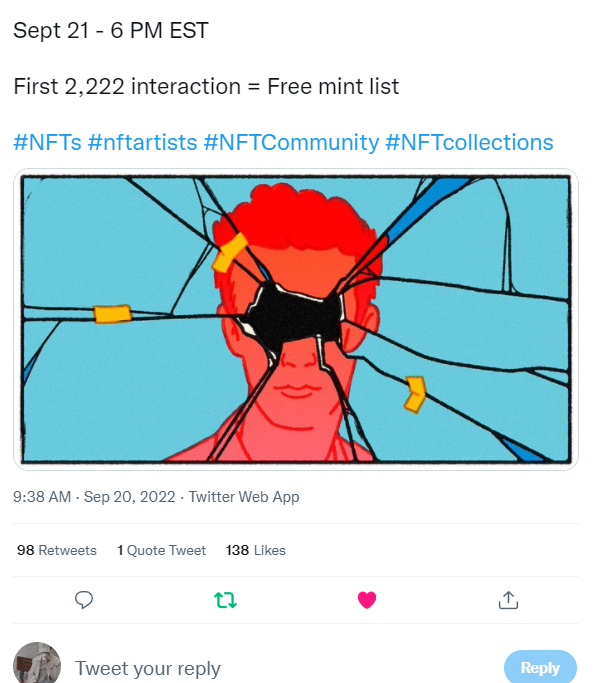 AudrieCraft3's tweet photo. @telegraphnfts LFG 🔥🔥🔥 https://t.co/SfbjkGUhd0