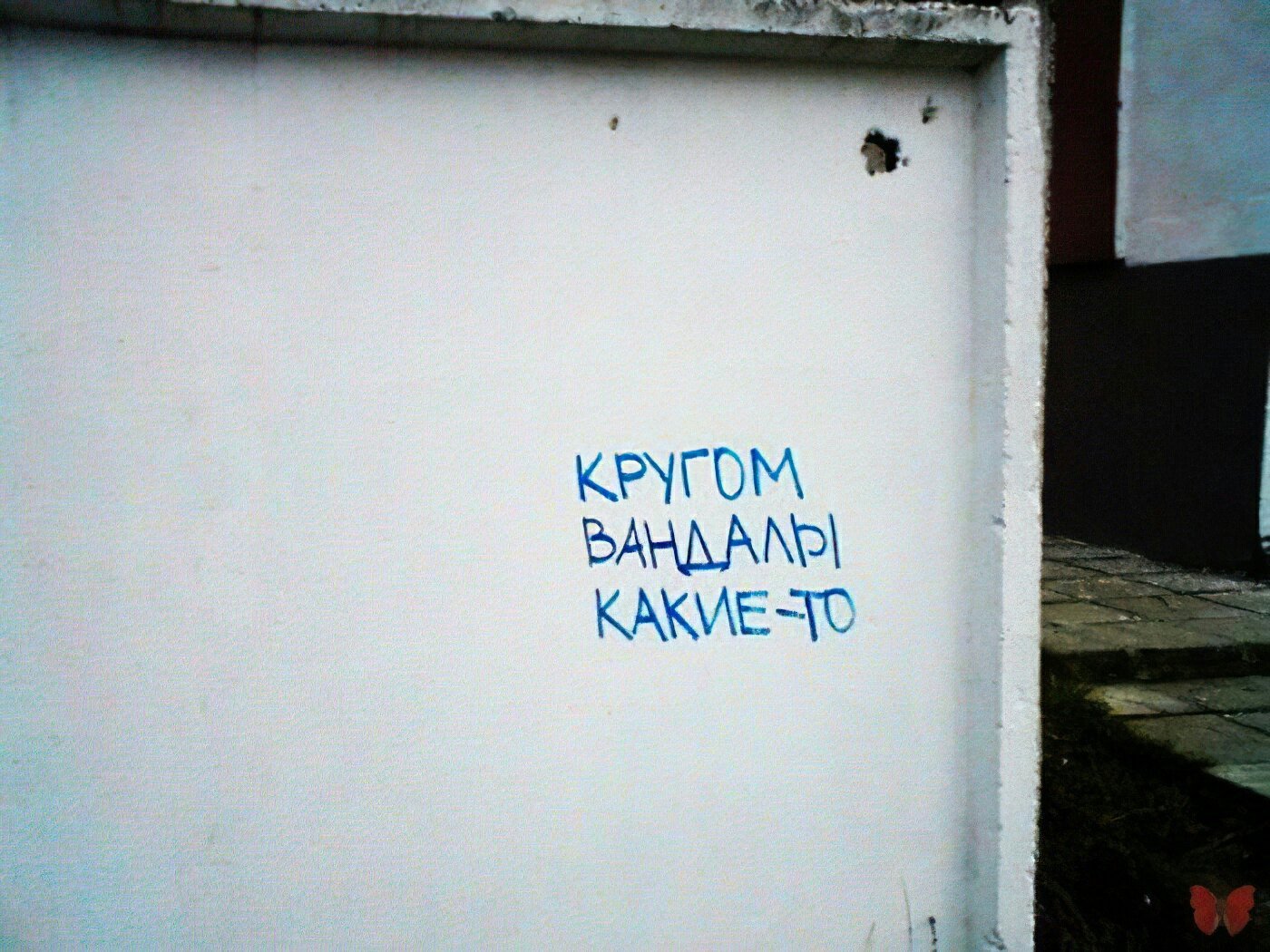 Матершинные надписи на стенах