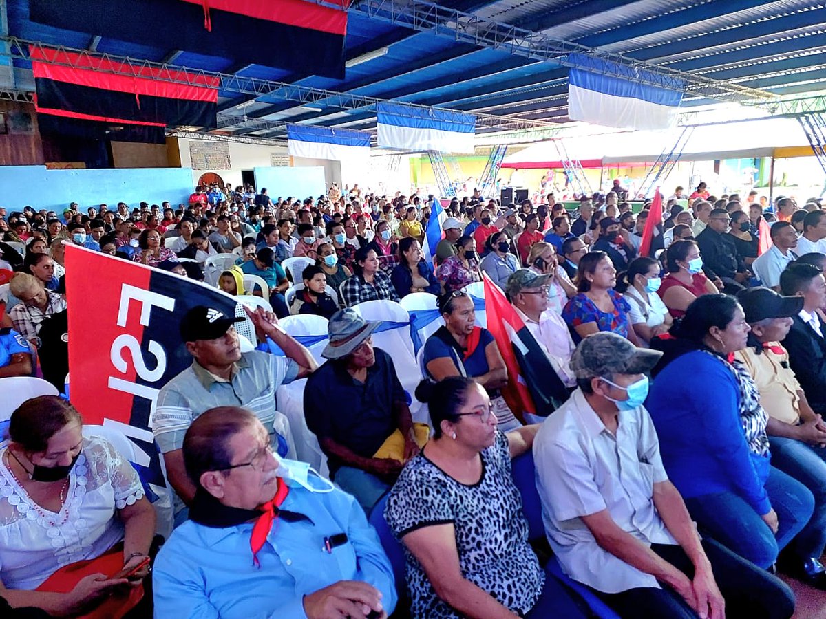 EliuYuber's tweet photo. *San Marcos* ///  Realiza presentación Oficial de *Los Candidatos de la Alianza Unida Nicaragua Triunfa FSLN* para el Proceso Electoral del 06 del Noviembre 2022. 🔴⚫✌️

#2022EsperanzasVictoriosas 
#PuebloAlcalde https://t.co/5yMhmf49fh