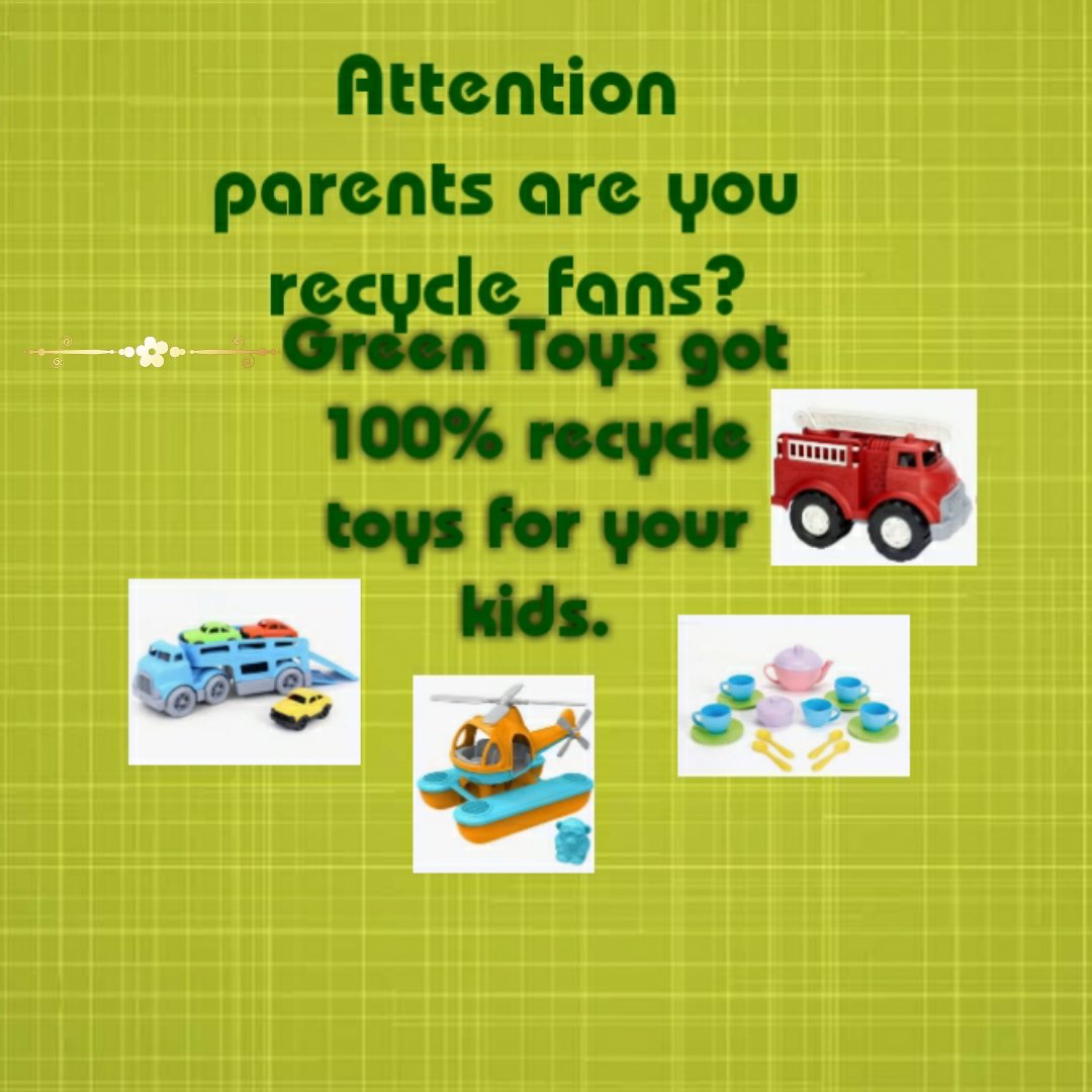 PowerAndCapable's tweet image. Wow! A 100% used recycling toy store it's called Green Toys!