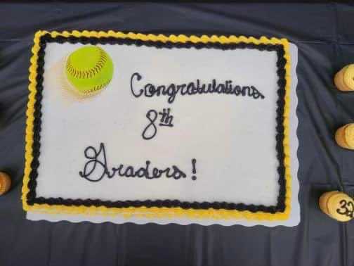🥎🖤🥎 8TH GRADE NIGHT!Congratulations to the 8th grade members of our fantastic VARSITY SOFTBALL team! We are so proud of you and look forward to what you will accomplish in high school and beyond! 
The WIN against Chattanooga Christian made the night extra sweet!