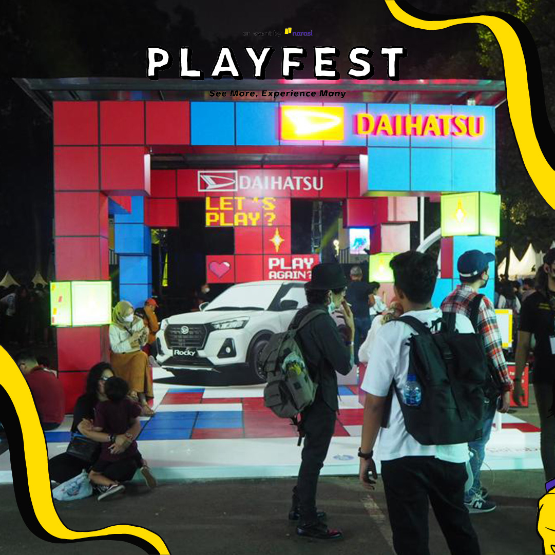 playfestnarasi's tweet image. Banyak booth menarik yang hadir di Playfest dengan berbagai instalasi menarik dan juga seru-seru. 🤩

Kamu udah kunjungi booth yang mana aja nih di Playfest? Seru, kan? | Playfest

#Playfest2022 #ReactivateYourSense