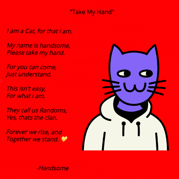 ThaKing1315's tweet photo. @therandomsnft #RandomPoet #StayRandom #Handsome
❤️🧡💛💚💙💜🖤🤍 https://t.co/CbEMoxRL6w
