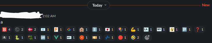 rutuv's tweet photo. When someone mistypes a letter on @SlackHQ, other's enjoys the field day! Well done team 😂 #slack #emoji #Alphabet https://t.co/NEHsy0evij