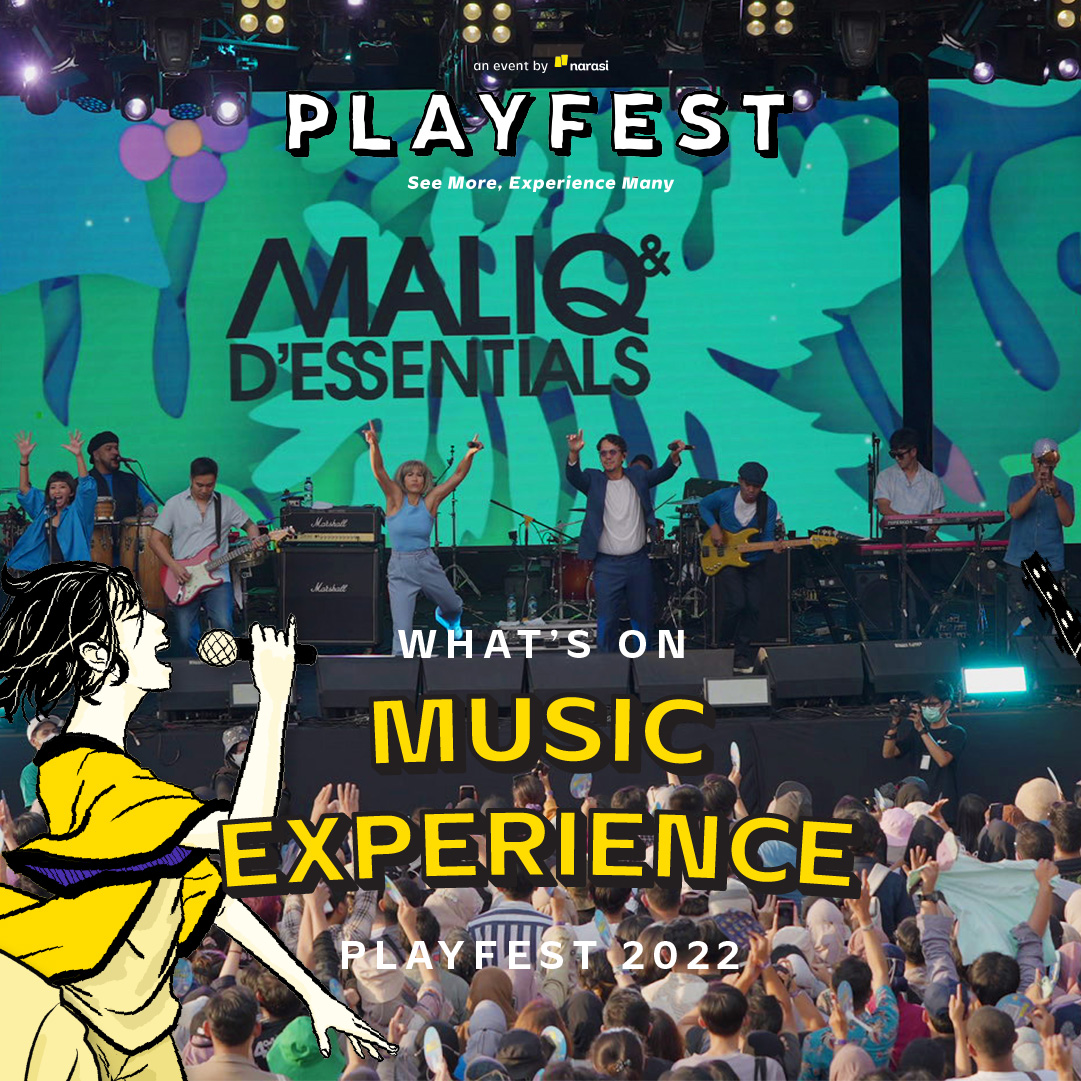 playfestnarasi's tweet image. Sambil menikmati berbagai experience seru di Playfest, ada special guest star yang menghibur kamu dengan penampilan musiknya. 🤩

Ada Danilla, MALIQ &amp;amp; D’Essentials, The Adams, Kunto Aji, Pensi, Kahitna, dan Feel Koplo. 🥳 #Playfest2022 #ReactivateYourSense