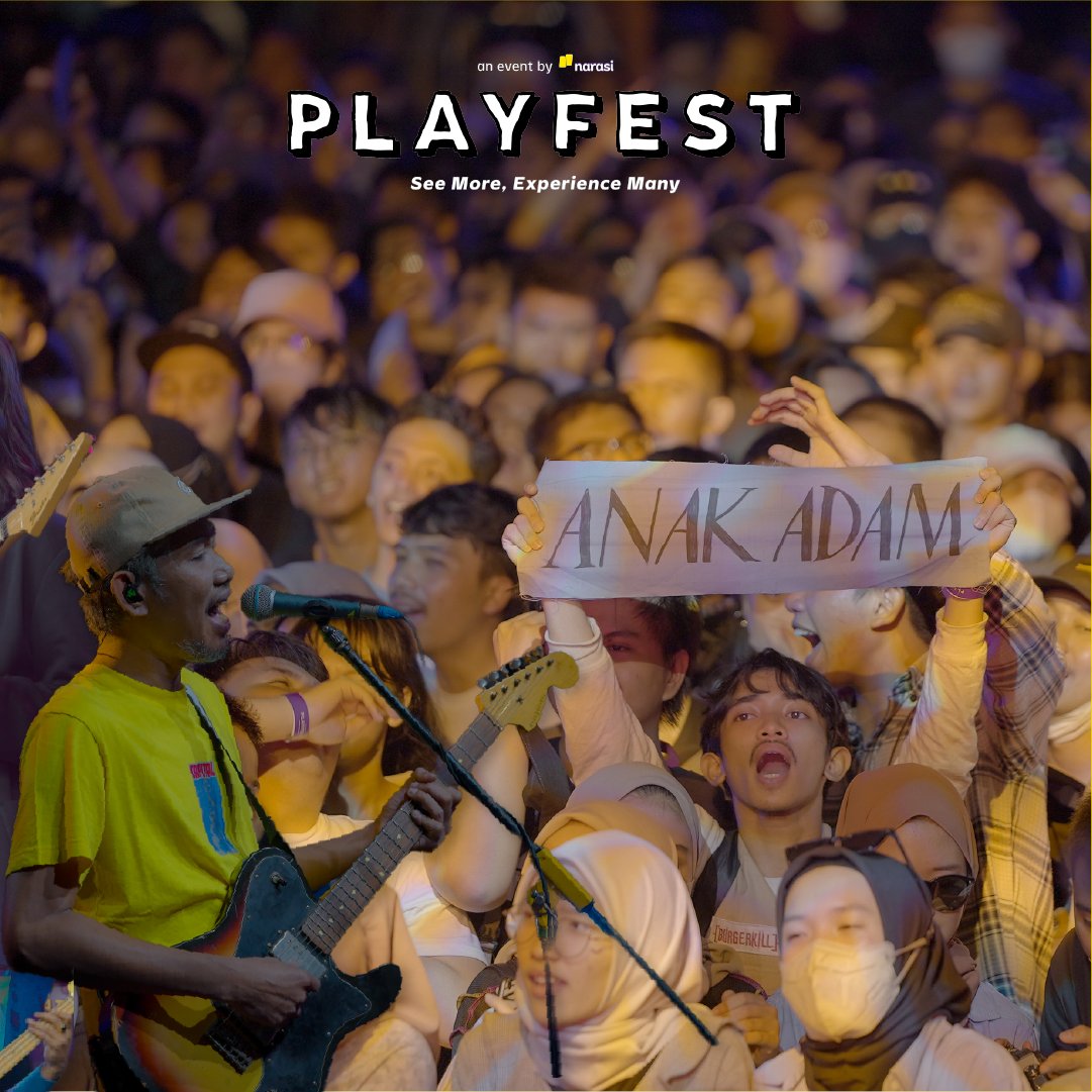 playfestnarasi's tweet image. Music Experience juga pecah banget, sih!

Mulai dari keseruan di Karaoke Room bareng Elbytri sampai nyanyi dan joget bareng di Playstage. 🥳 #Playfest2022 #ReactivateYourSense