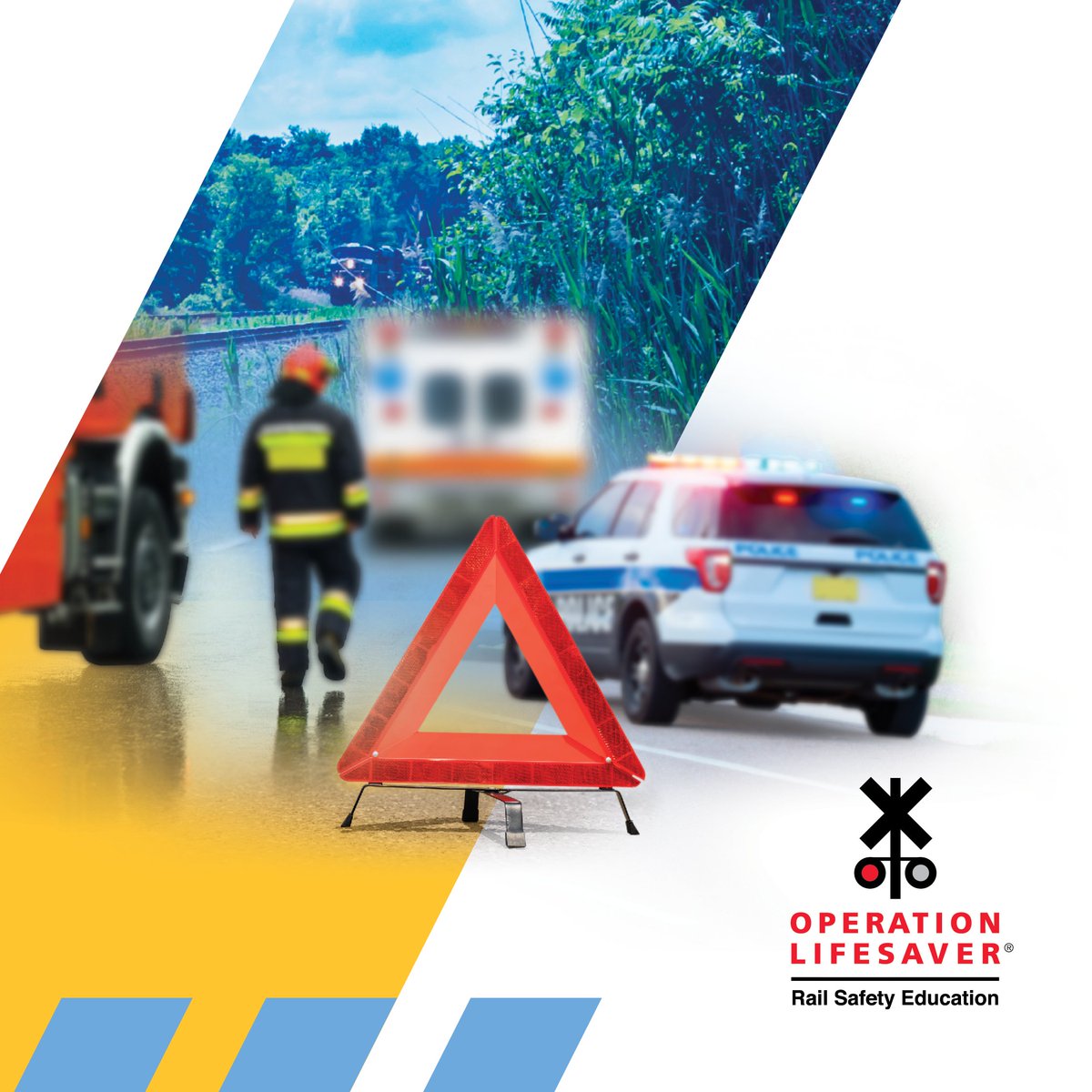 Today, law enforcement agencies across the U.S. and Canada are sharing our #railsafety messages for #OperationClearTrack. #RailSafetyWeek #STOPTrackTragedies