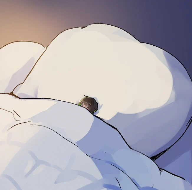a few things; I think I'm almost done with Xenoblade Chronicles 3(2022),  anime miru commercial*, there's a big ass typhoon in japan right now, i slept very well today, thank you 