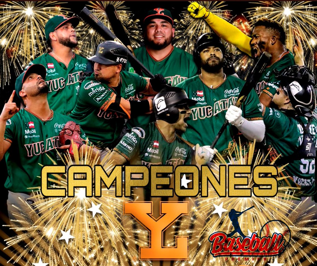 Baseballpremie1's tweet photo. Baseball Premier felicita a los @leonesdeyucatan por obtener el Campeonato en la #seriedelrey2022 de la @LigaMexBeis #Yucatán #Leones https://t.co/zffks7FKl2