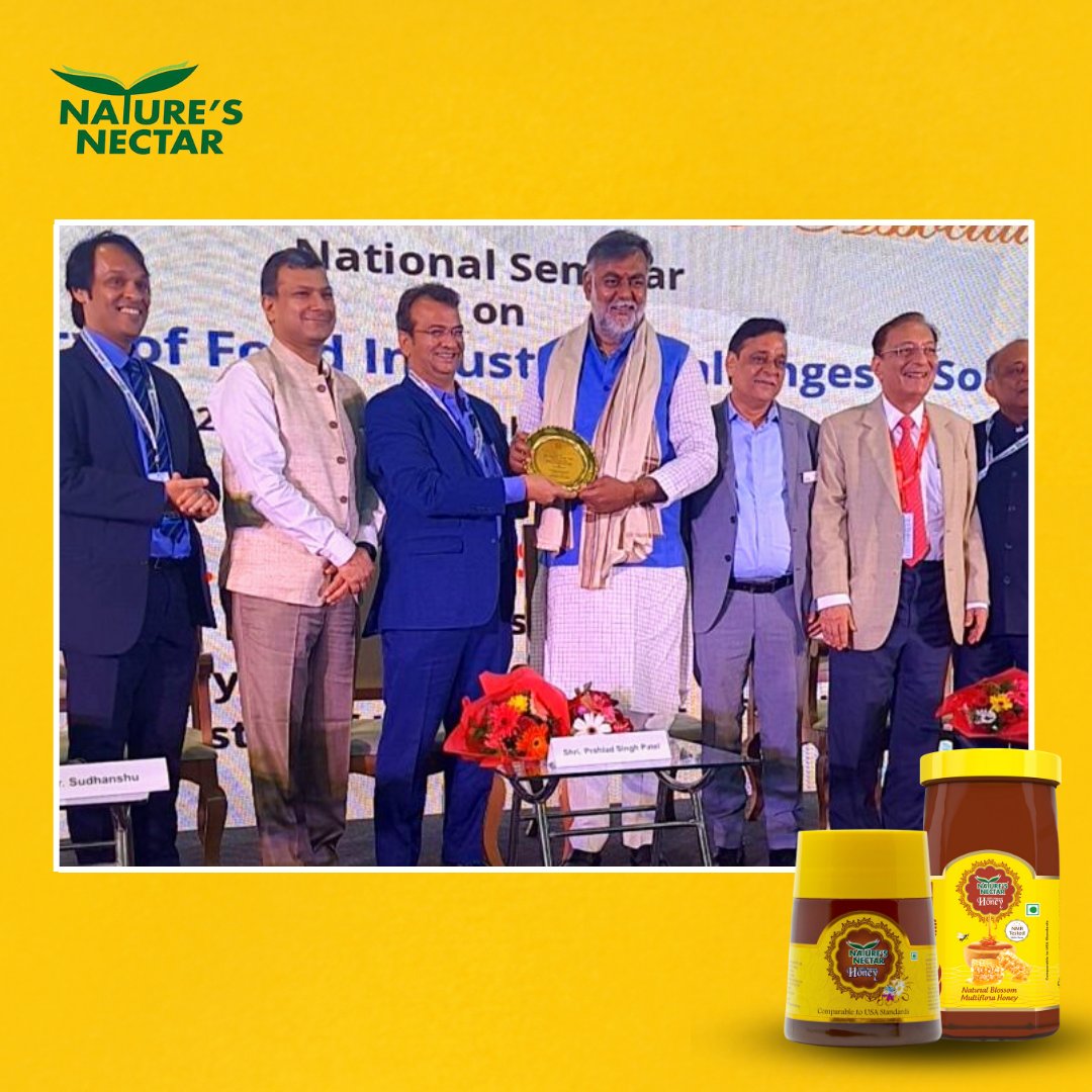 NaturesNectarIN's tweet photo. Mr. Amit Dhanuka CEO of Kejriwal Bee Care India, attended the #AIFPA confrence inaugurated by Mr. Prahlad Singh Patel on 14 and 16th September in Mumbai
#naturesnectar #organichoney #purehoney #kejriwalbeecare #nmrtested #dintw https://t.co/zXoFhFpjDl
