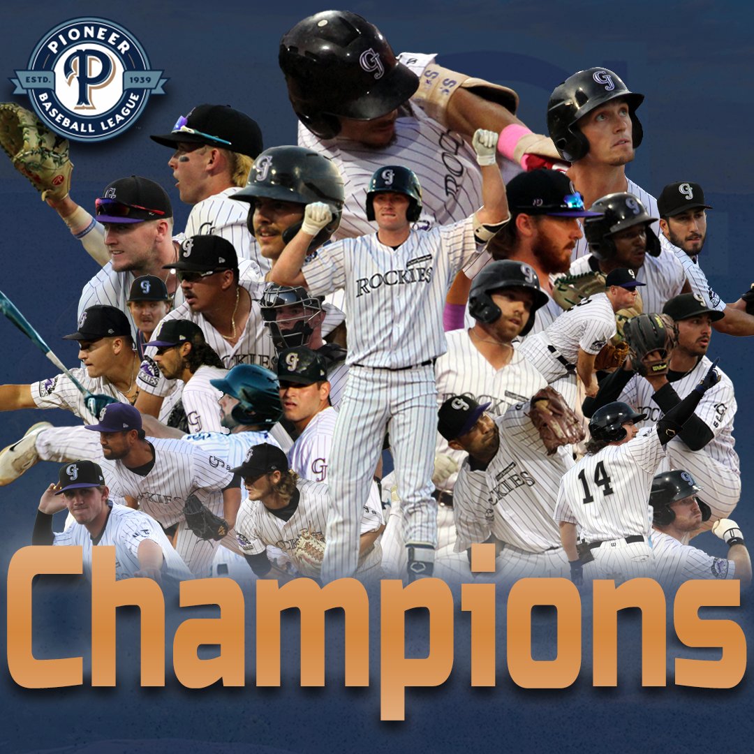 PBL Champion GJ Rockies on Twitter "Pioneer League Champions! https