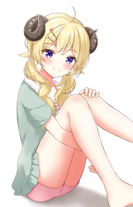 部屋着わためぇっ#つのまきあーと 