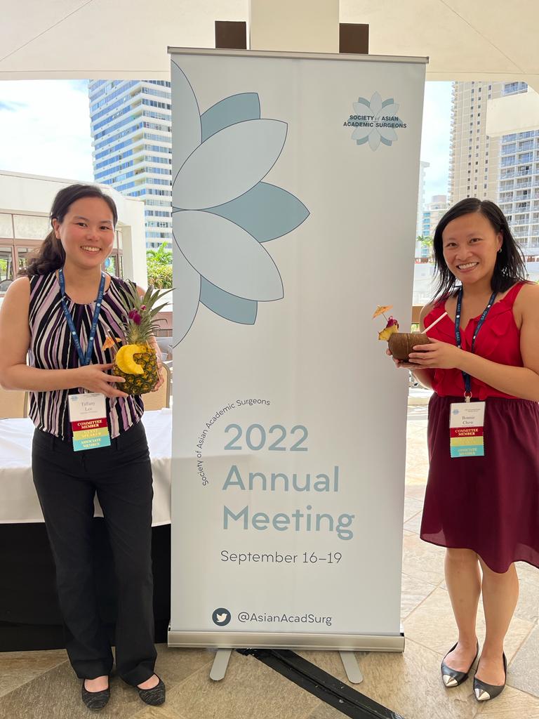LeeTiffanyC's tweet photo. That's a wrap for @AsianAcadSurg #SAAS2022! So grateful for the last three years of experience, learning, and friendship on the program committee and for my partner in crime @Bchow13 for all our food adventures in Hawaii! @cincysurgery @shimulshah73 @SyedAAhmad5 @DrBethS1 https://t.co/UQPVUPMytl