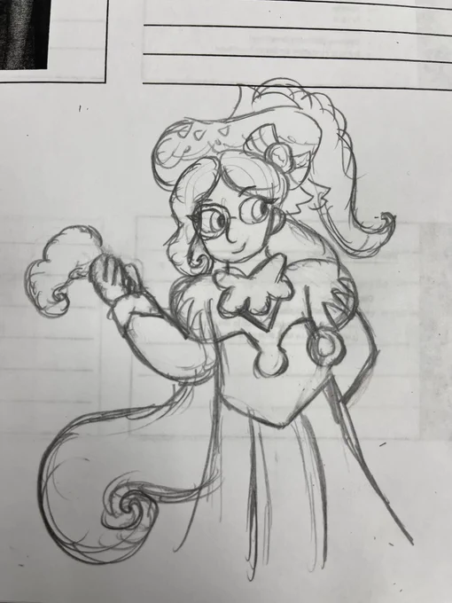 eclair doodle i made in class 