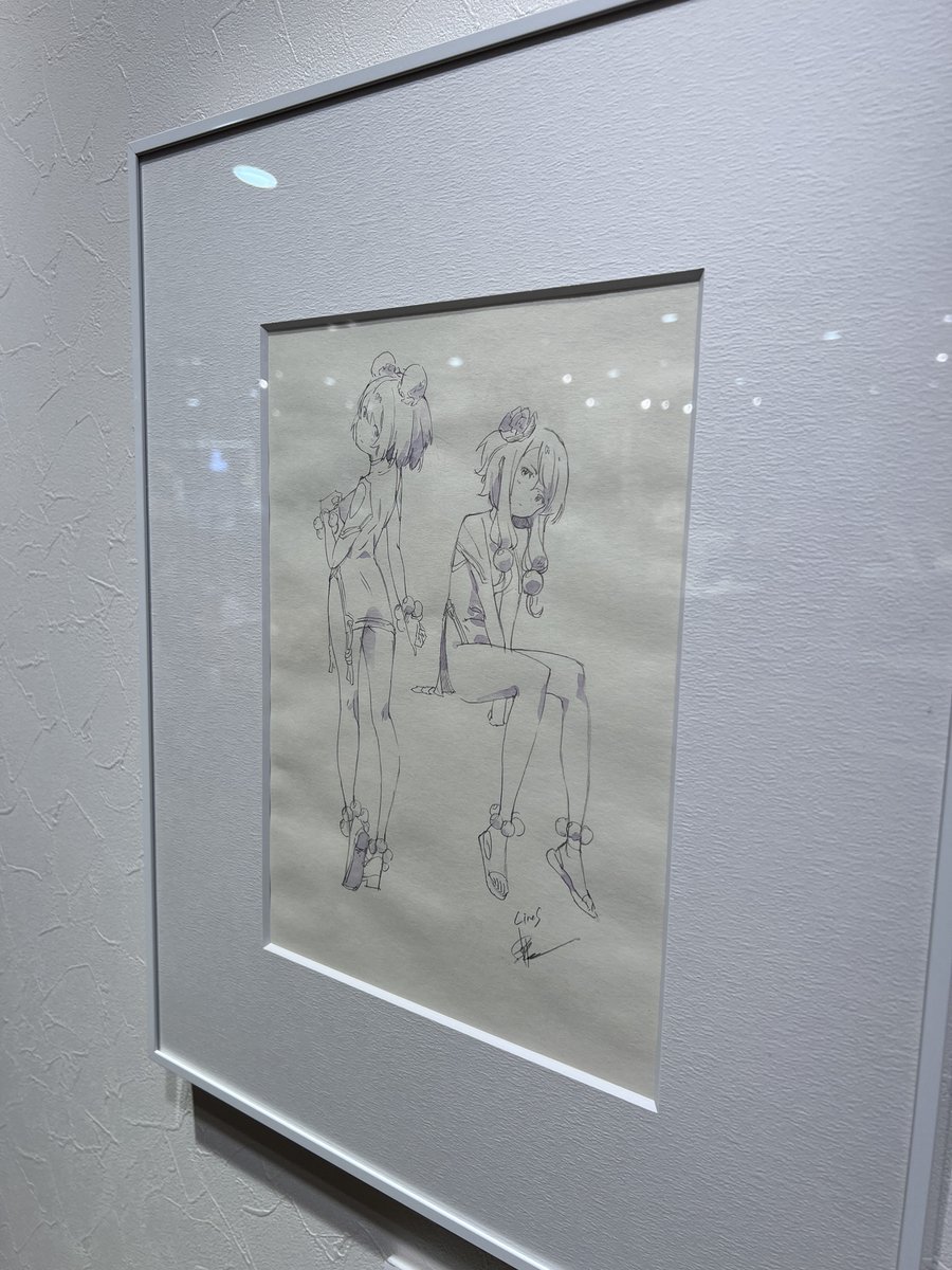 popman(@popman3580 )さんの個展へ!

ずっと原画を拝見したかったので大阪での個展とても嬉しいです😭✨️

本当に線が生きてました… 