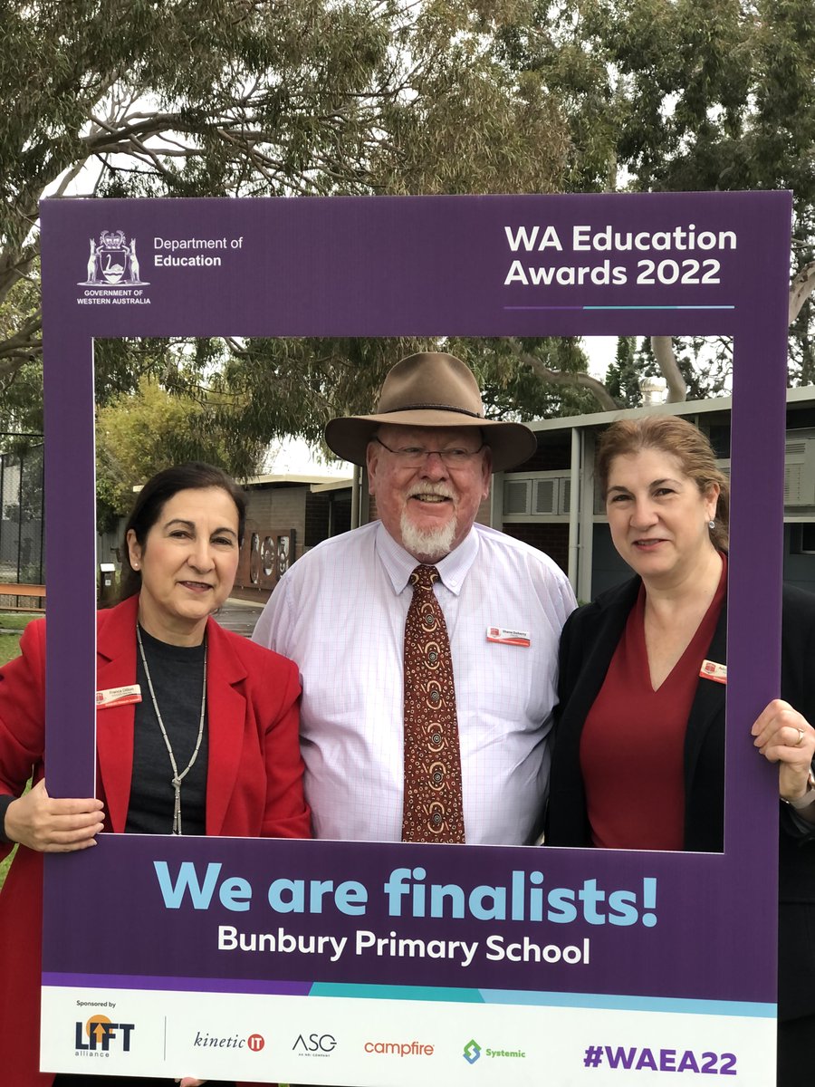 Wow! Another outstanding achievement by our school community! Bunbury Primary School has been announced as a Finalist in the 2022 WA Education Awards for Excellence in Teaching and Learning (Primary). #WAEA22 @TDS_SS_CO <a href="/WAPPA_Leaders/">WAPPA</a> <a href="/TheEducatorAU/">The Educator</a> <a href="/WA_Edu_News/">WA Education News</a> <a href="/FrancaDillon/">Franca Dillon</a>