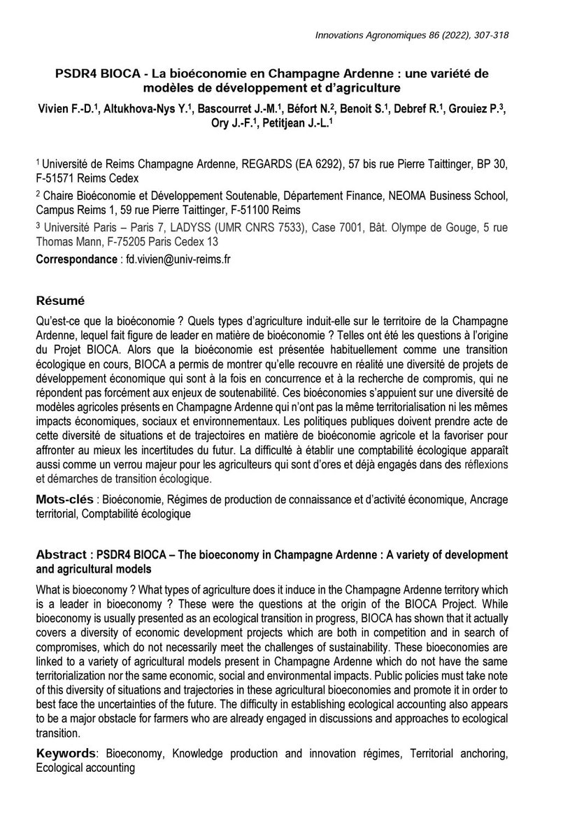 Laboratoire CRIEG-REGARDS tweet media